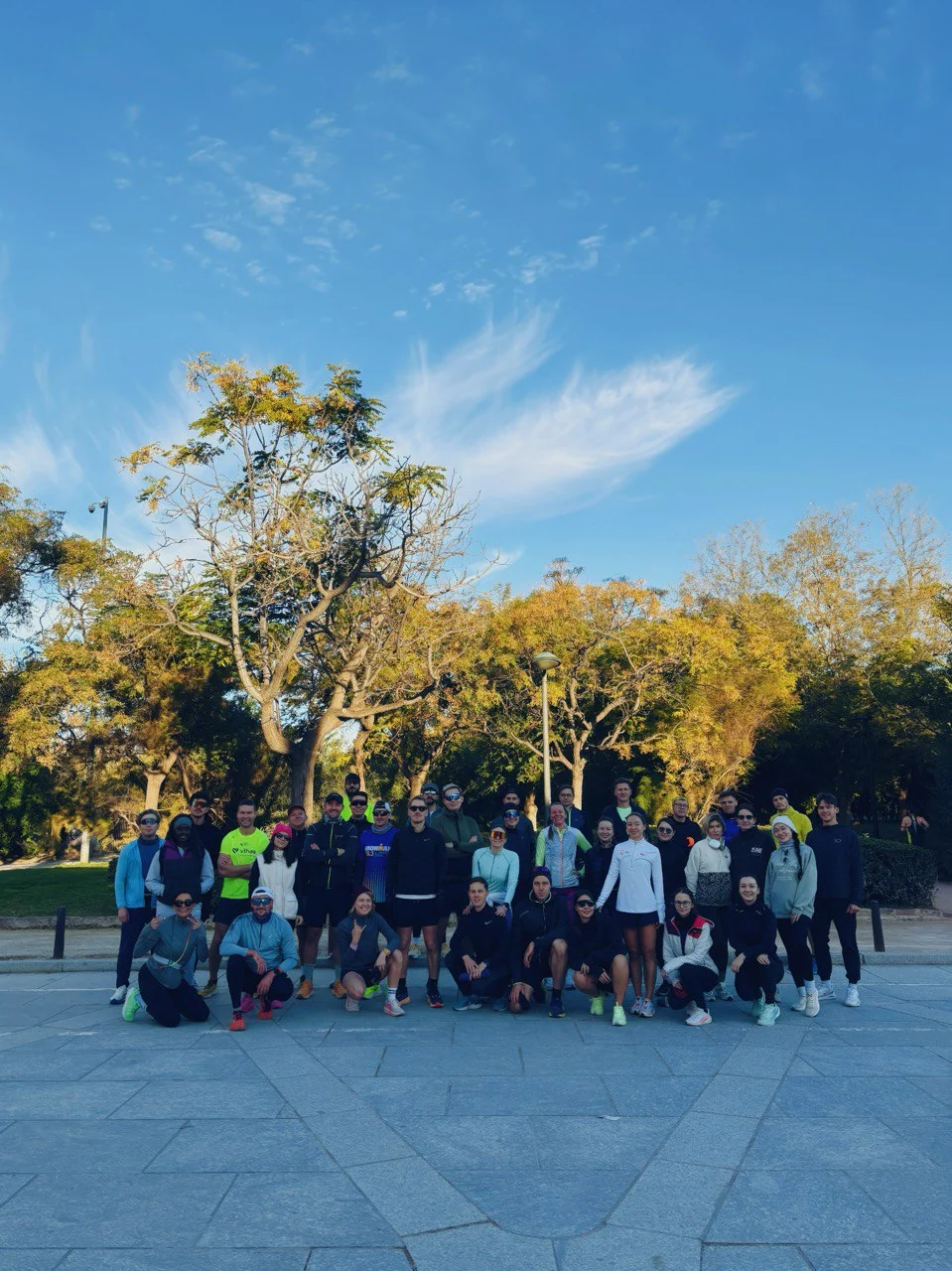CONNECT Running community after a morning group run